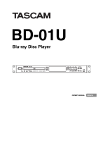Tascam BD-01U - Owners Manual 